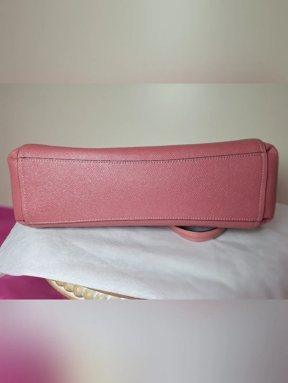 Coach Mini Christie Peony Pink EUC